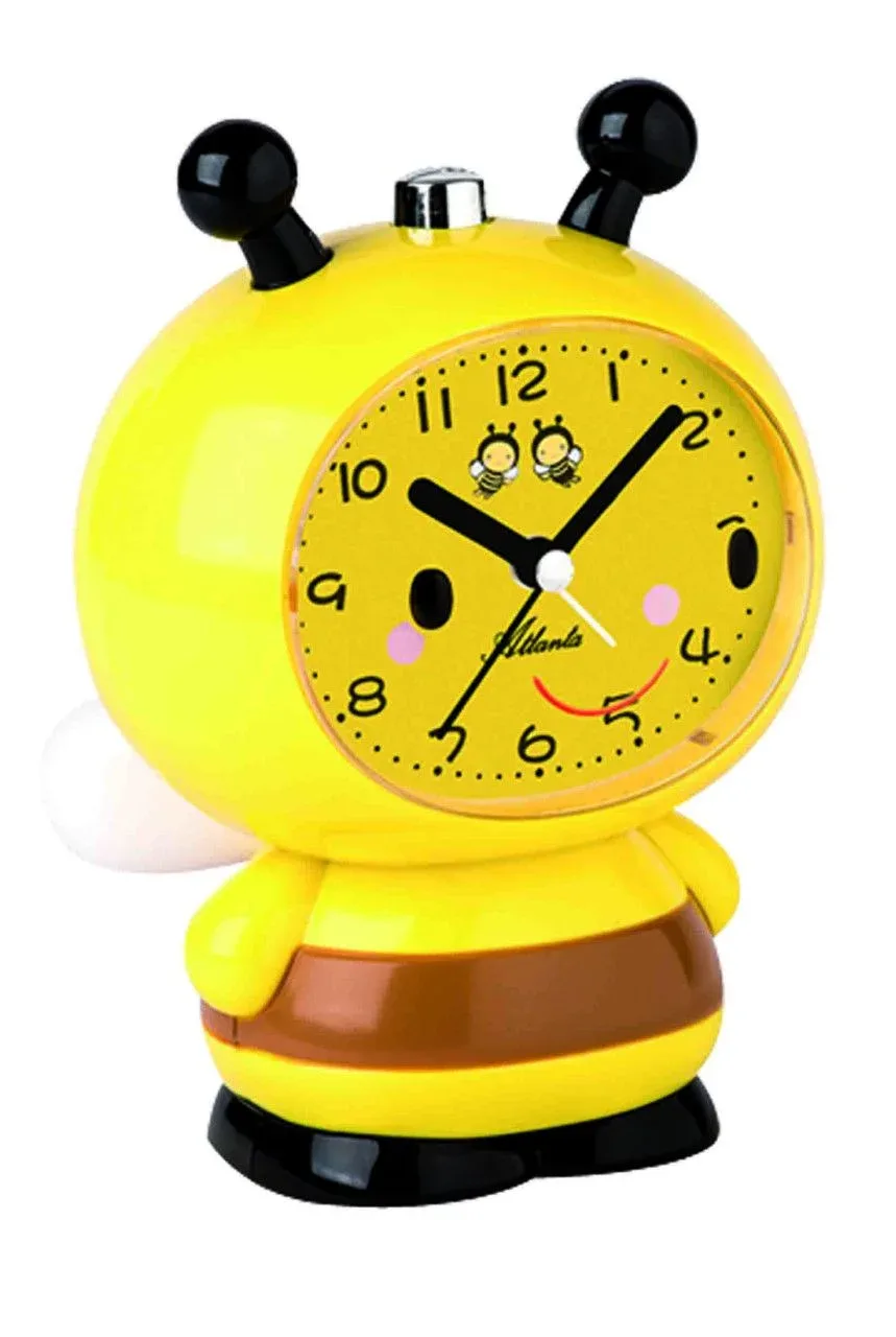R&eacute;veil silencieux jaune pour enfant "abeille"