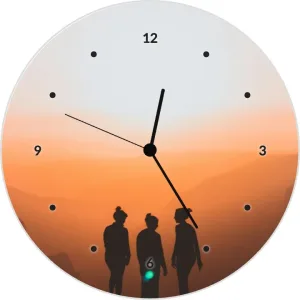 Horloge photo DIBOND (impression avec votre photo sur support alu dibond)