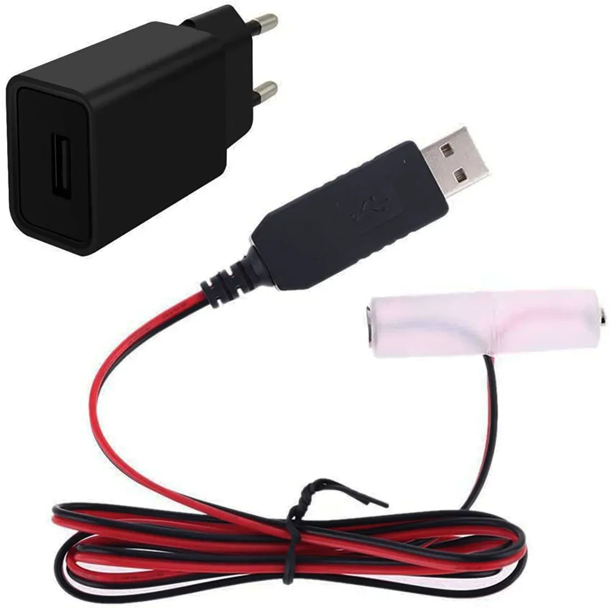 adaptateur secteur pile LR6 USB