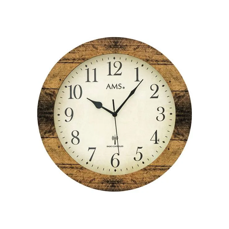PENDULE AMS DESIGN BOIS- 5560 — image 1