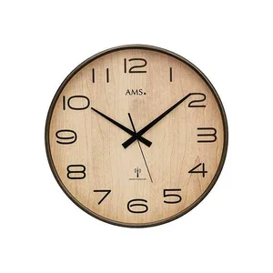 HORLOGE RADIO PILOTEE EN BOIS AMS - 5523 — image 1