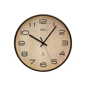 HORLOGE RADIO PILOTEE EN BOIS AMS - 5502 — image 1