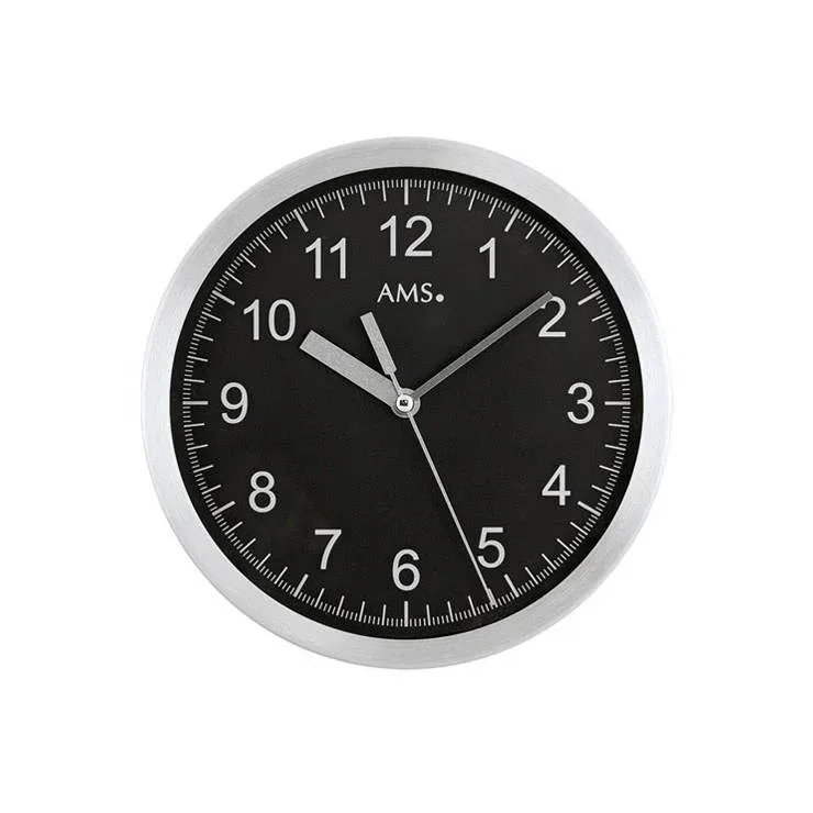 HORLOGE NOIRE EN ALUMINIUM - 5911 — image 1