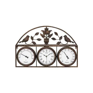 HORLOGE METAL & INDICATEUR DE TEMPERATURE - 5967 — image 1