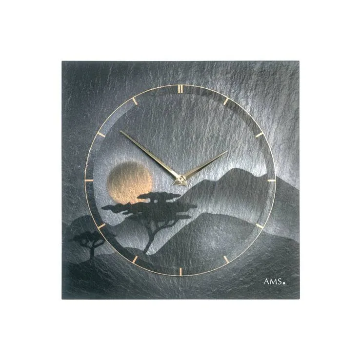 PENDULE AMS ARDOISE QUARTZ - 9514 — image 1