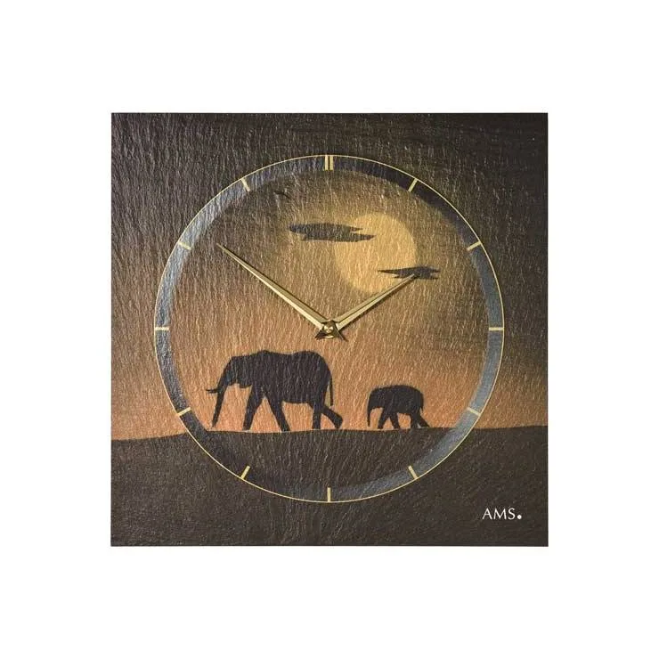 PENDULE AMS ARDOISE QUARTZ - 9523 — image 1
