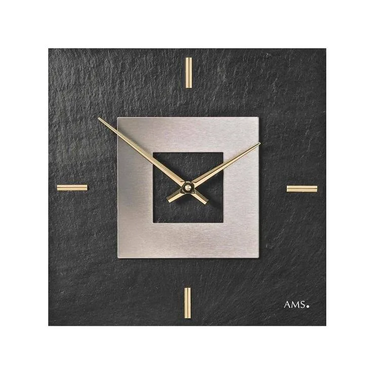 PENDULE AMS ARDOISE QUARTZ - 9525 — image 1