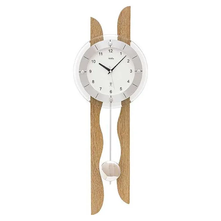 PENDULE DESIGN A BALANCIER RADIO PILOTEE - 5239 — image 1