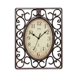 HORLOGE METAL & INDICATEUR DE TEMPERATURE - 5976 — image 1
