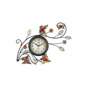 PENDULE AMS DESIGN QUARTZ EN METAL - 9446 — image 1