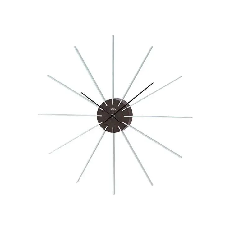 PENDULE AMS DESIGN QUARTZ EN METAL - 9595 — image 1
