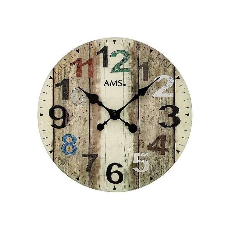 PENDULE AMS DESIGN QUARTZ EN METAL - 9650 — image 1