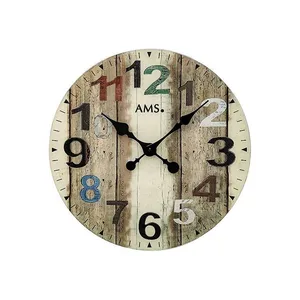 PENDULE AMS DESIGN QUARTZ EN METAL - 9650 — image 1