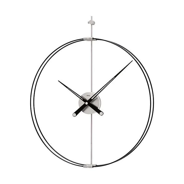 PENDULE AMS DESIGN QUARTZ EN METAL - 9656 — image 1