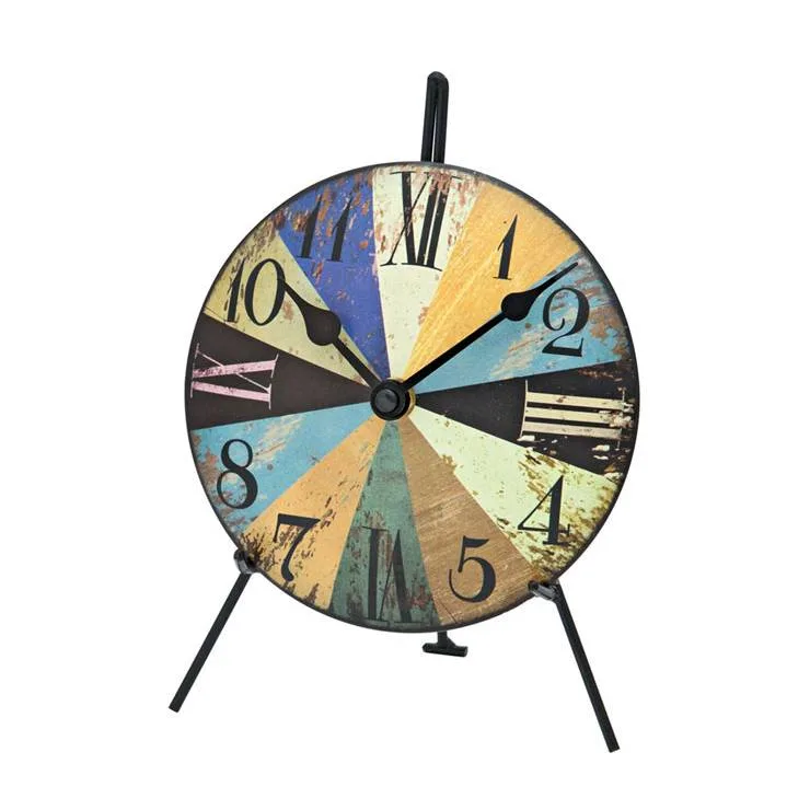 HORLOGE SUR SOCLE EN METAL - 1164 — image 1
