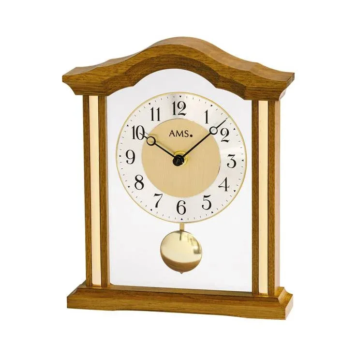 PENDULE EN BOIS AMS - 1174/4 — image 1