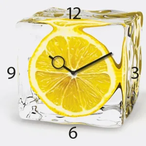 PENDULE QUARTZ DESIGN EN VERRE - VP40058 — image 1