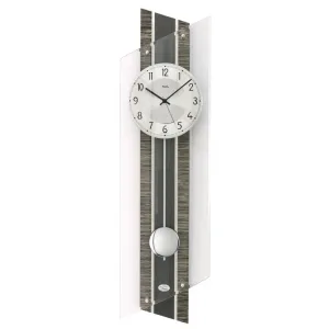 PENDULE DESIGN VERRE A BALANCIER RADIO PILOTEE - 5300 — image 1