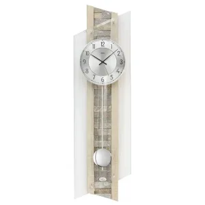 PENDULE DESIGN VERRE A BALANCIER RADIO PILOTEE - 5224 — image 1
