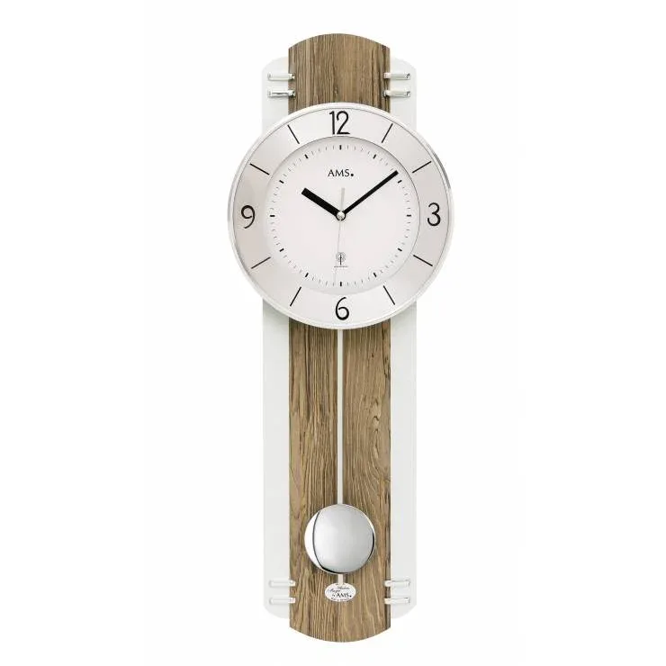 PENDULE DESIGN A BALANCIER RADIO PILOTEE - 5292 — image 1