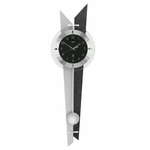 PENDULE DESIGN A BALANCIER RADIO PILOTEE - 5253 — image 1
