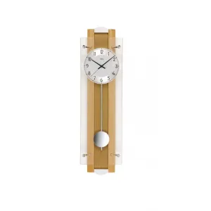 PENDULE DESIGN VERRE A BALANCIER RADIO PILOTEE - 5259/18 — image 1