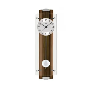 PENDULE DESIGN VERRE A BALANCIER RADIO PILOTEE - 5259/1 — image 1