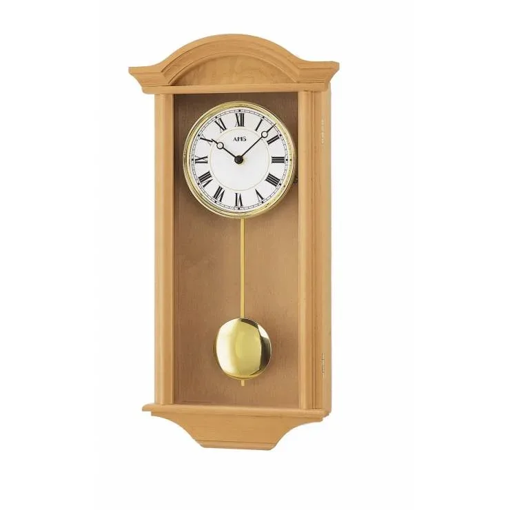 PENDULE QUARTZ EN BOIS - 990/16 — image 1
