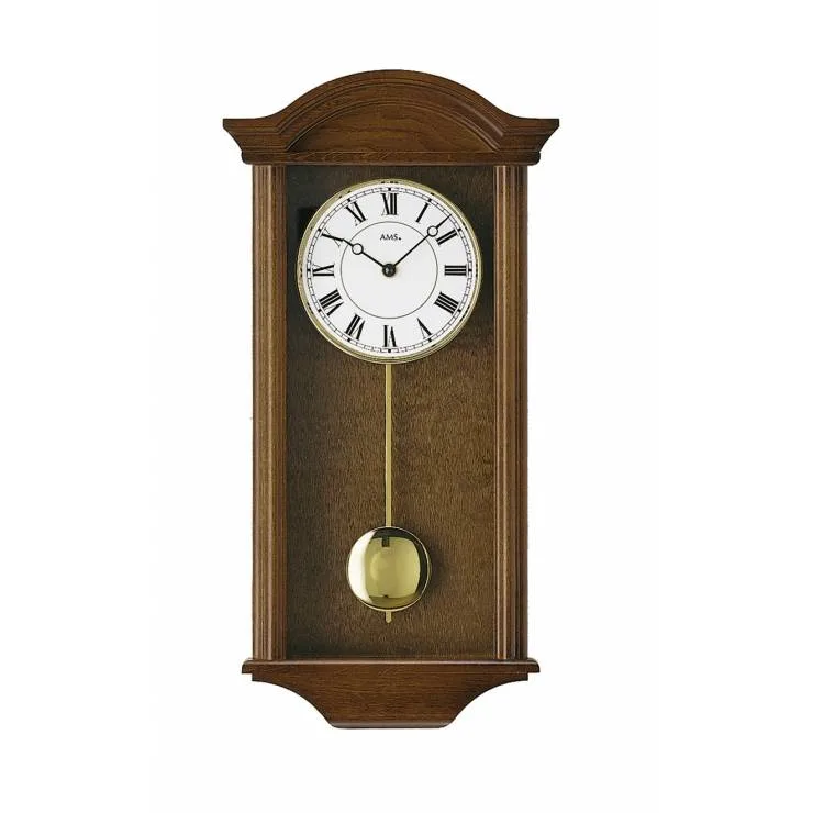 PENDULE QUARTZ EN BOIS - 990/1 — image 1