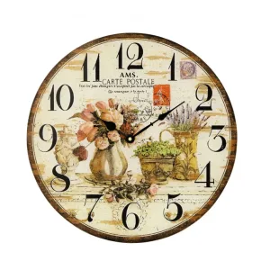 PENDULE AMS DESIGN QUARTZ EN VERRE - 9466 — image 1