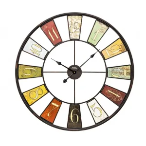 PENDULE AMS DESIGN QUARTZ EN METAL - 9488 — image 1