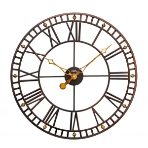 PENDULE AMS DESIGN QUARTZ EN METAL - 9537 — image 1
