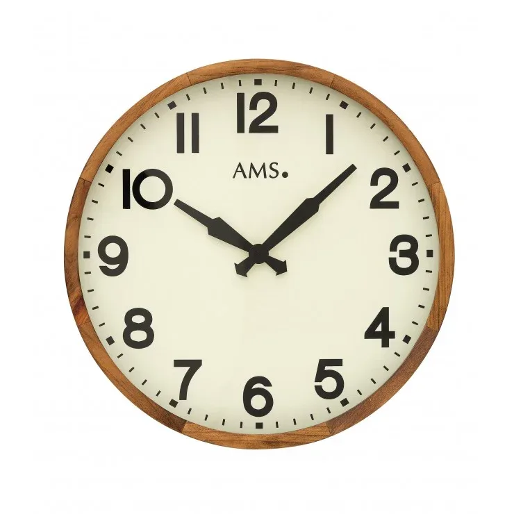GRANDE HORLOGE EN BOIS AMS - 9535 — image 1