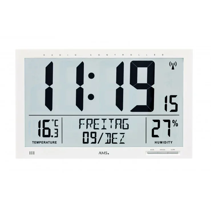 HORLOGE RADIO PILOTEE DIGITALE AMS - 5887 — image 1