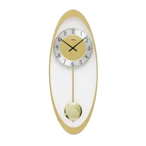 HORLOGE DESIGN EN VERRE A BALANCIER AMS- 7417 — image 1