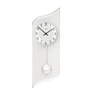 HORLOGE DESIGN EN VERRE A BALANCIER AMS- 7436 — image 1