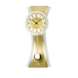 PENDULE DESIGN LAITON A BALANCIER - 7267 — image 1