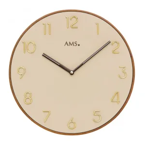 HORLOGE BOIS COLORE AMS - 9563 — image 1