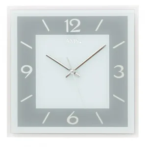 HORLOGE EN VERRE IMPRIME CARRE AMS - 9573 — image 1