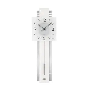 PENDULE DESIGN BOIS ET ALUMINIUM A BALANCIER - 7302 — image 1