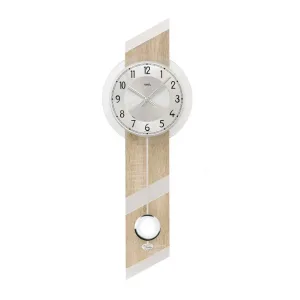PENDULE DESIGN BOIS ET ALUMINIUM A BALANCIER - 7415 — image 1