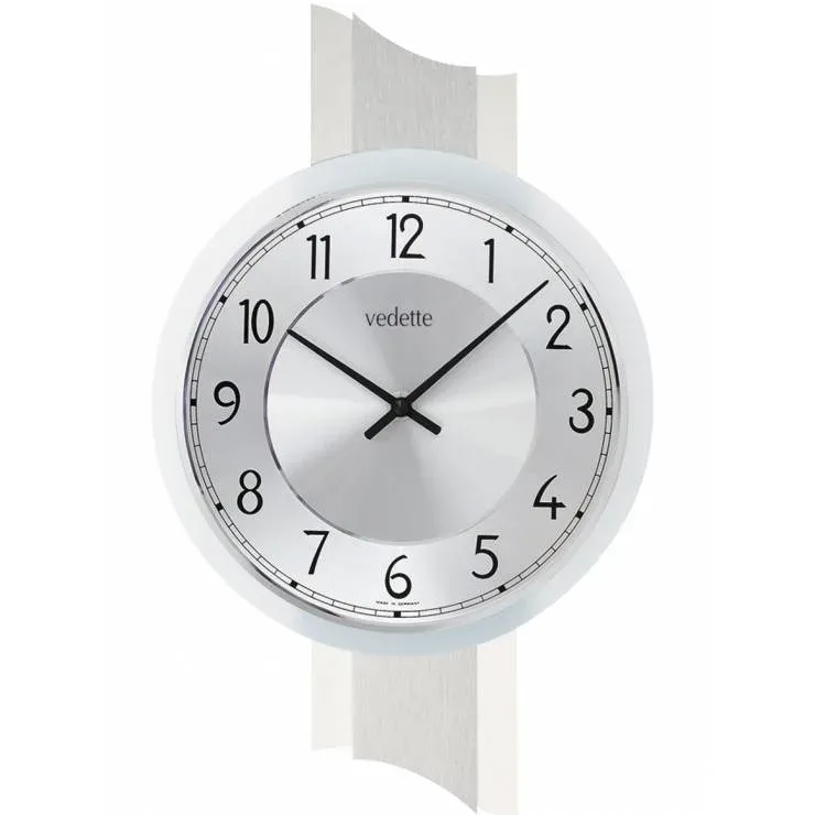 Pendule tendance en verre - Vedette — image 1