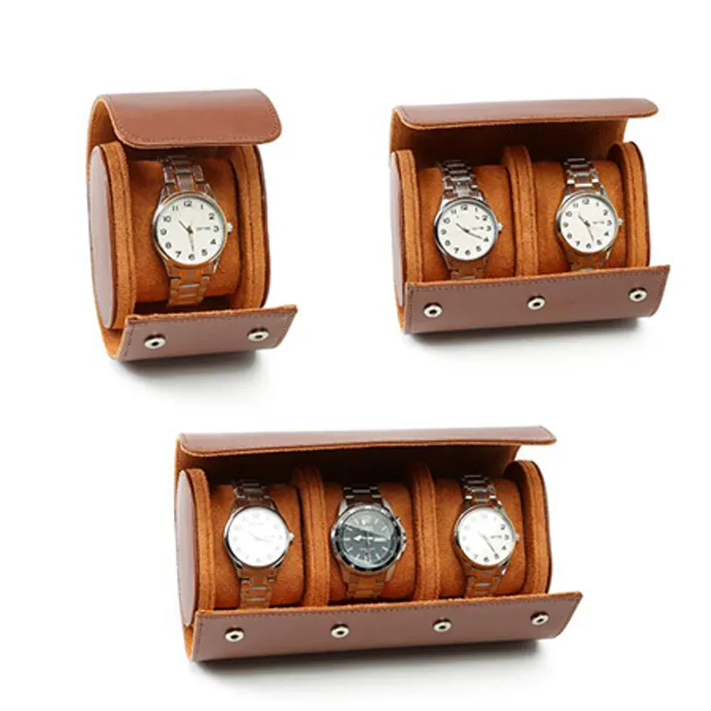 Organisateur de Montres en Cuir Vintage — image 1