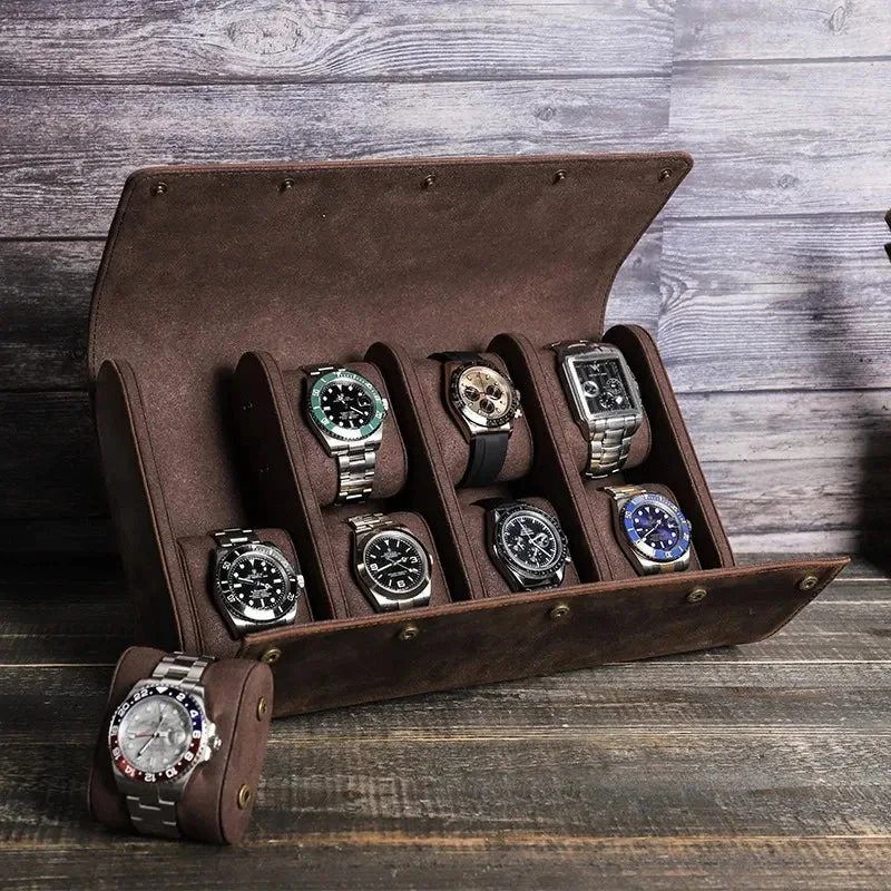 Organisateur de Montres en Cuir pour 6 Montres — image 1