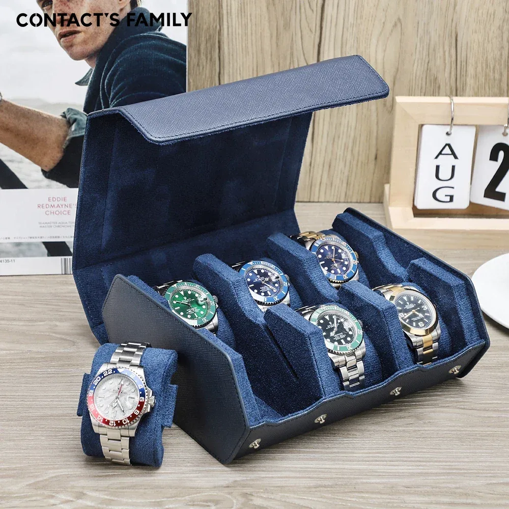 Étui de Voyage Cuir Véritable pour Montres — image 1