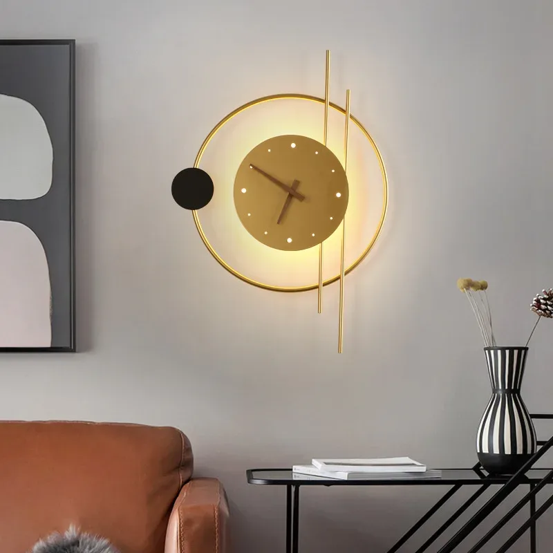 Applique Murale LED avec Horloge — image 2