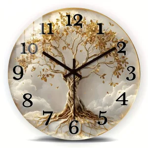 Horloge murale Arbre de Vie en bois — image 1