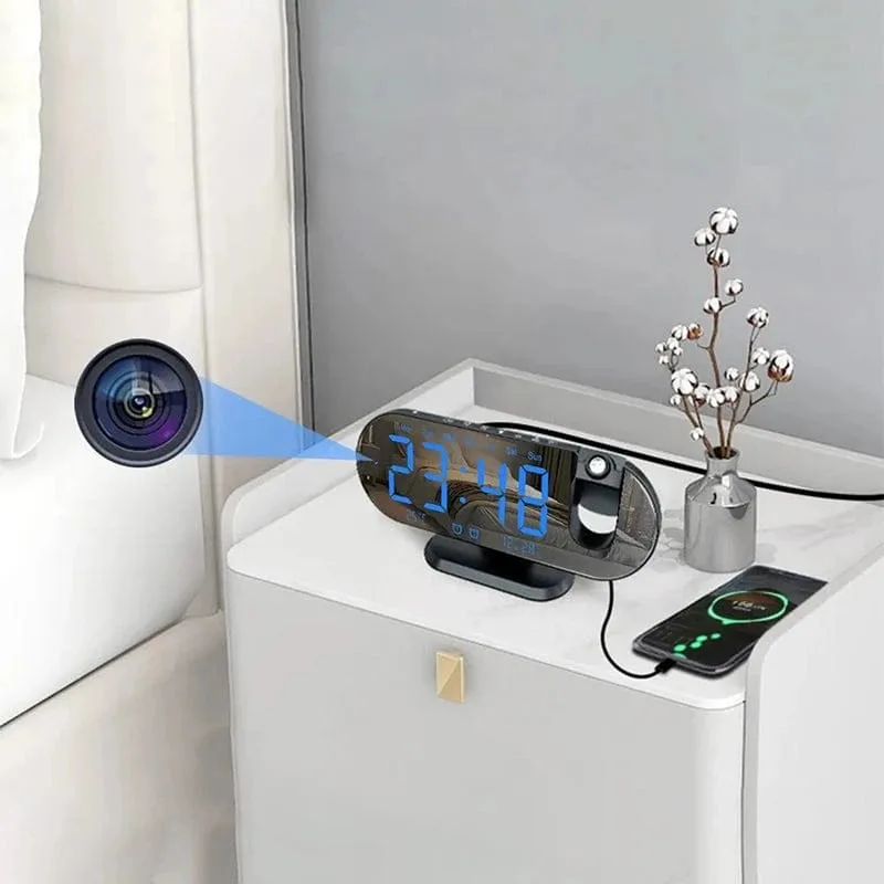 Réveil caméra espion wifi