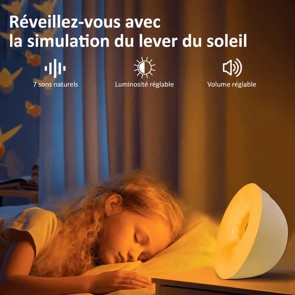 Lampe réveil luminothérapie