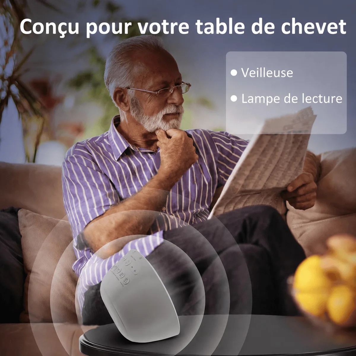 Lampe réveil luminothérapie